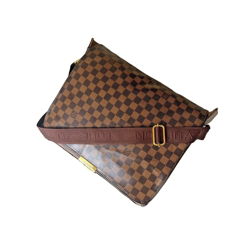 Louis Vuitton Damier Ebene Bastille Messenger Crossbody Bag Vintage Rare